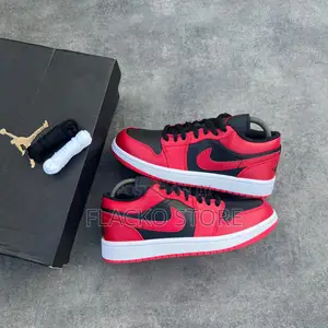 Original Nike Air Jordan 1 Low Reversed Bred Sneakers