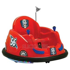 Flybar 6 Volts Bumper Car, Battery Powered Ride On, Fun Led Lights