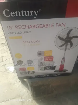 Century 18inches New Model Rechargeable Fan(C)
