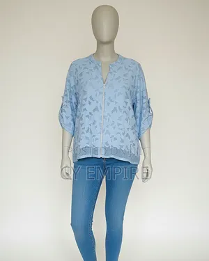 Sky Blue Lace Top