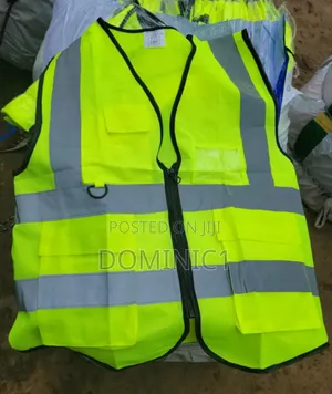 Reflective Jackets With Zipper Pockets