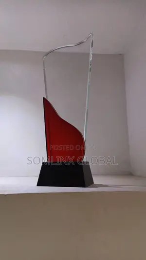 Glass Plaque, (Black Glass Base)