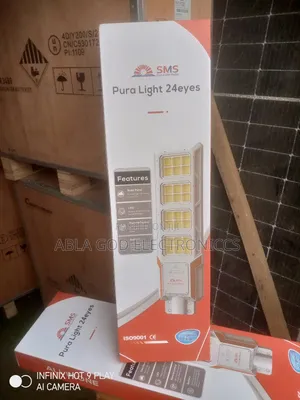 SMS Pura Light 24eyes 1800w Solar Street Light.