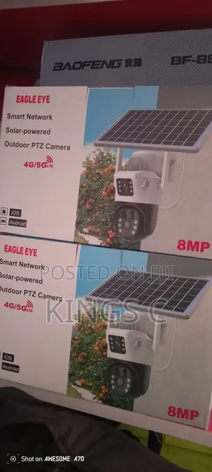 CCTV 2 Lens Solar Camera
