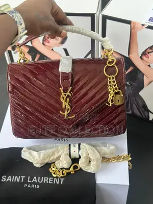 Luxury Saint Laurent Bag Color: Black, Wine Premium Quality 