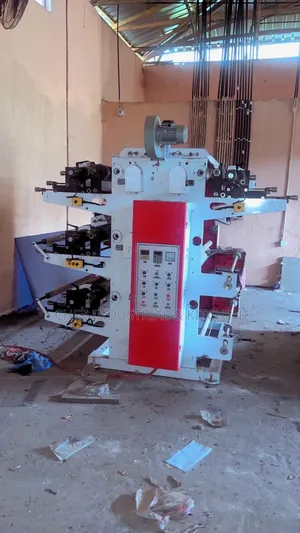 Nylon Printing Machine Flexo 4 Color Short Flame 1200mm