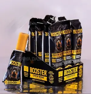Booster Chew Bone Toy Dog Treat Snacks With Natural Chicken Flavor
