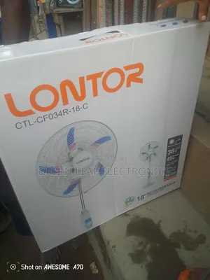 Lontor 18inches Rechargeable Fan