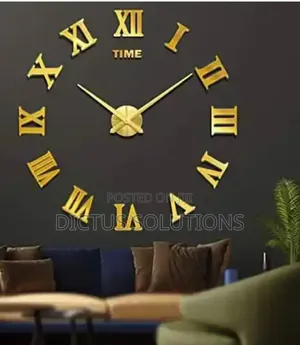Diy Luxury High Quality Home Office Wall Clock