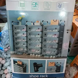 3 in 1 Jumbo Shoe Rack With Cover