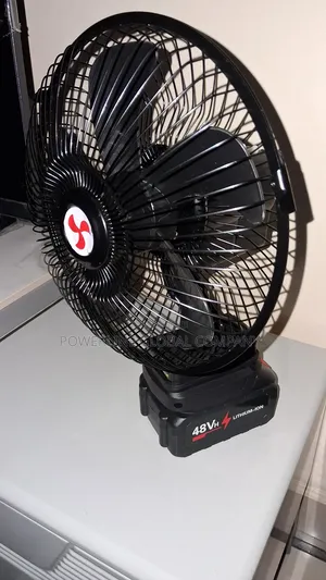 Rechargeable Fan 8inches With Lithium Battery for Homes/ Offices/Bars