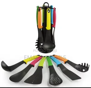 6pcs Non-Stick Colourful Cooking Spoon Set