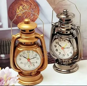 Vintage Alarm Clock Retro Oil Lamp Alarm Clock Watch - 1pc
