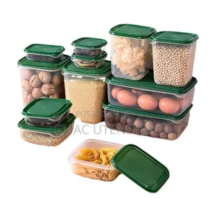 Food Freezer Plastic Storage Container - 17in1