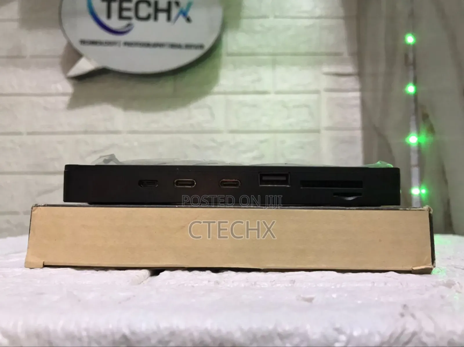 External Cd/DVD +/-Rw Drive Reader With Sd/Tf Slot 2 Usb C Ports