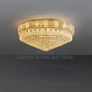 Led Gold Crystal Chanderlier