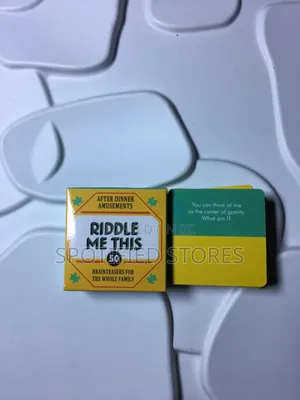 "Riddle Me This" Card Game