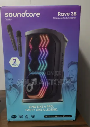 Soundcore Rave 3s Ai Karaoke Party Speaker.