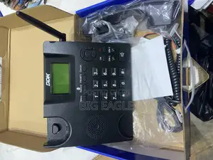 DDK Desktop GSM Phone Dual Sim With Memory Card Slot - Black