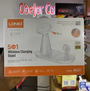Ldnio Wl01 5-in-1 Desktop Wireless Charging Station
