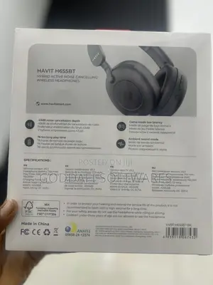 Havit H655bt Hi-Res Anc Wireless Headphones | Goddafi Stores