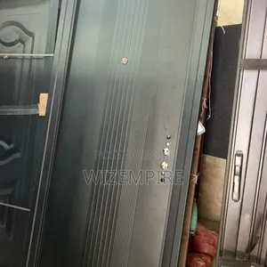 3ft Black 70mm Steel Security Doors With Line Available