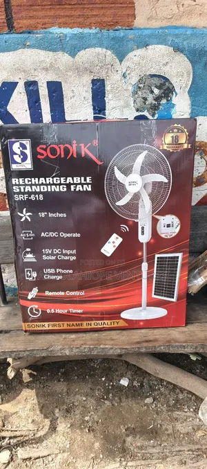 Sonik Rechargeable Standing Fan