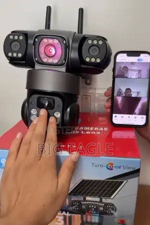 Originalv380 Pro 3 Lens 4g Solar Camera 5mp