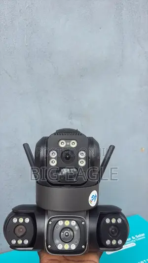 V380 8mp Triple Lens PTZ Solar Camera