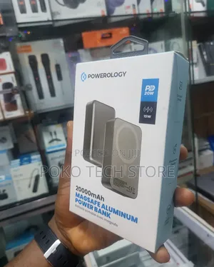 Powerology 20000mah Magsafe Aluminum Power Bank.