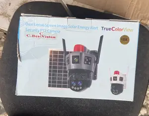 V380 Pro 4g Solar PTZ Security Camera – 8mp Ultra Hd, Dual Lens,