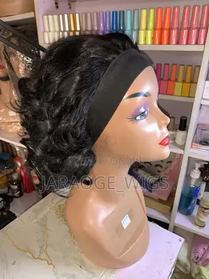 Short Curly Band Wig