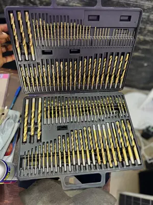 115-Piece Titanium-Coated Drill Bit Set