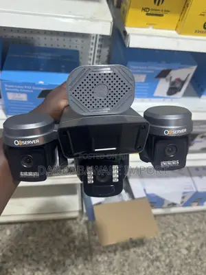 Observer 4g Triple-Lens Solar CCTV Camera, 4g Sim Card, Big Speaker