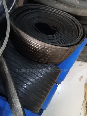 4" Duraline Industrial Water Discharge Black Hose.100 Yards in a Roll