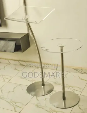Single Pole Pulpit With Stool.