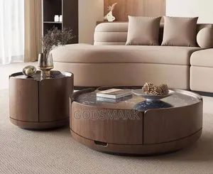 Marble Center Table and Stool
