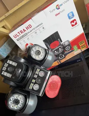 Ai Solar Security Camera Triple Lenses