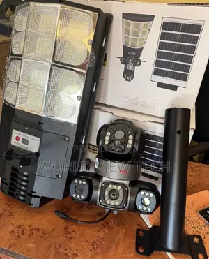 Full Hd Street Lights With PTZ Solar Camera 4g