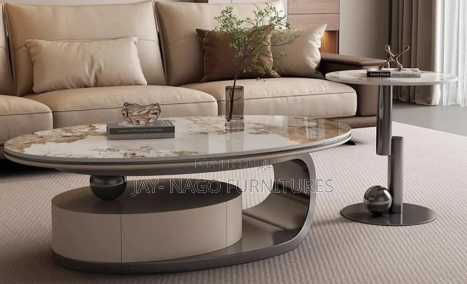 Executive Marble Center Table