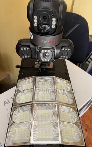 Solar Street Light 500w With PTZ CCTV Camera 4g