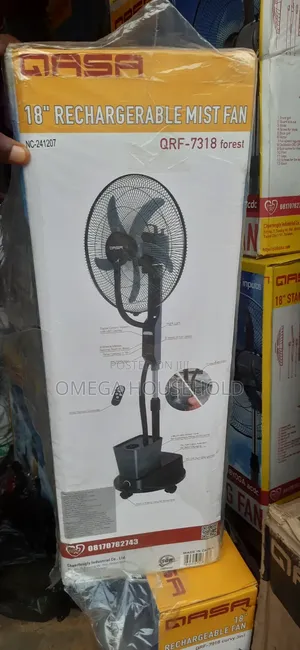 Qasa Rechargeable Mist Fan
