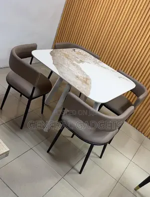 4 Seater Marble Dining Set