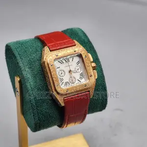 Versace Quality Luxury Men Genuine Leather Wristwatch