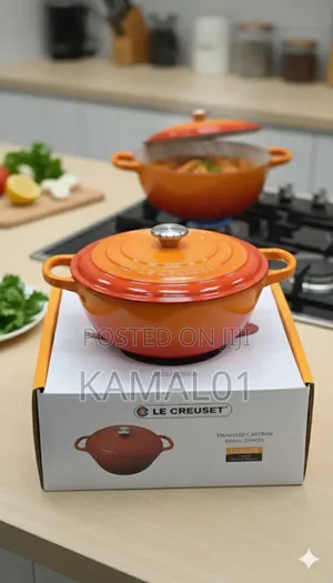 (26cm) Le Cruset Heavy Duty Cooking Pot Nonstick Cast Iron Cookware
