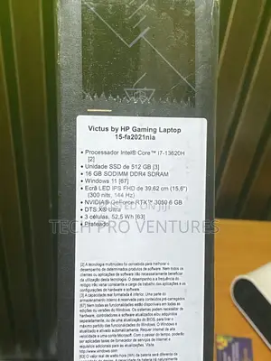 New Laptop HP Victus 15 16GB Intel Core i5 SSD 512GB
