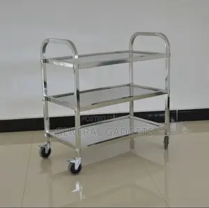Stainless Steel Trolley 90cm X 45cm X 85cm