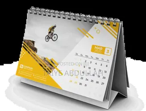 Printed Desktop Calendar