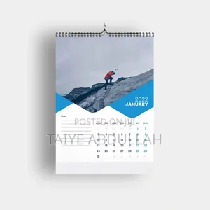 Printed Wall Calendar