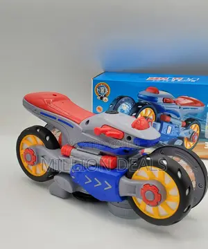 Stunt 360 Battery Operated Kids Toy Motor Bike Ages 3+